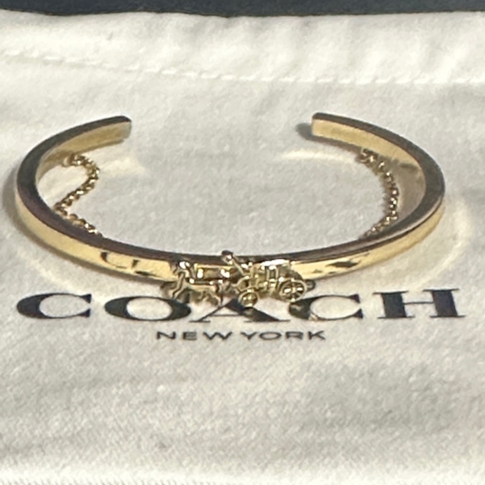 Coach Gold Cuff Bracelet